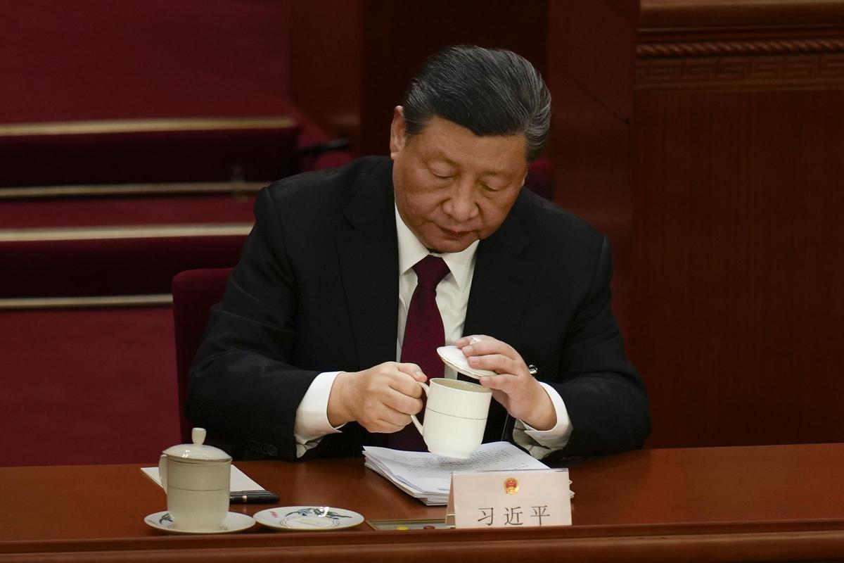 El presidente chino, Xi Jinping, durante el Congreso Nacional Popular, el pasado 5 de marzo.