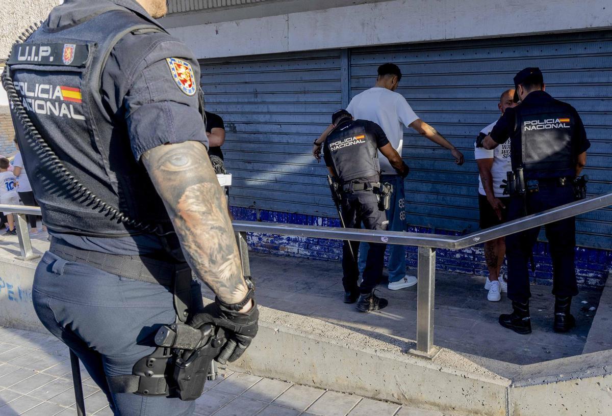 Siete detenidos en un amplio operativo policial de seguridad en la Zona Norte de Alicante