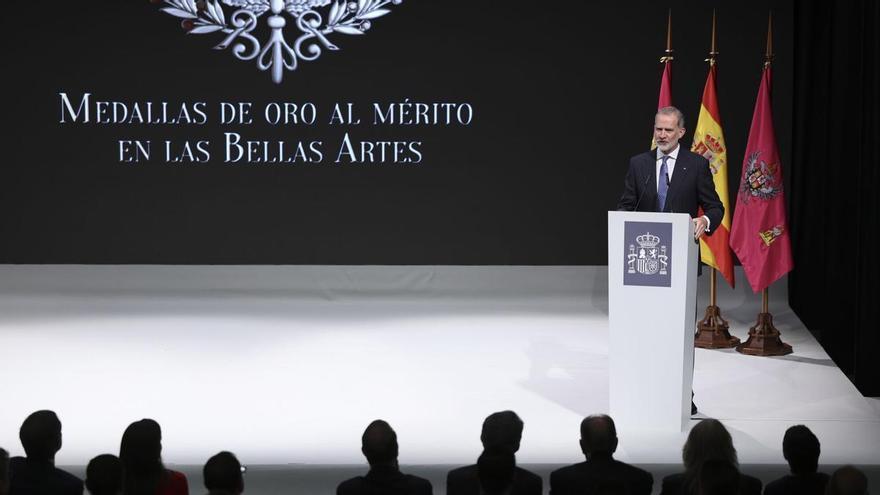 Felipe VI destaca la aportación a la convivencia de los premiados con las Medallas en Bellas Artes