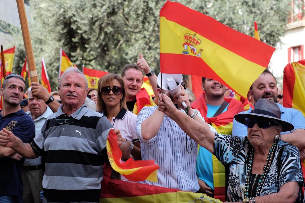 Concentración en Palma a favor de la unidad de España