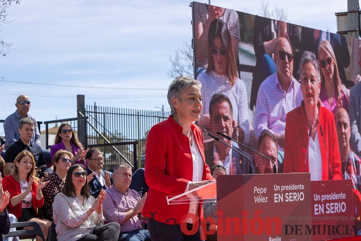 Presentación de José Vélez como candidato del PSOE a la presidencia de la Comunidad