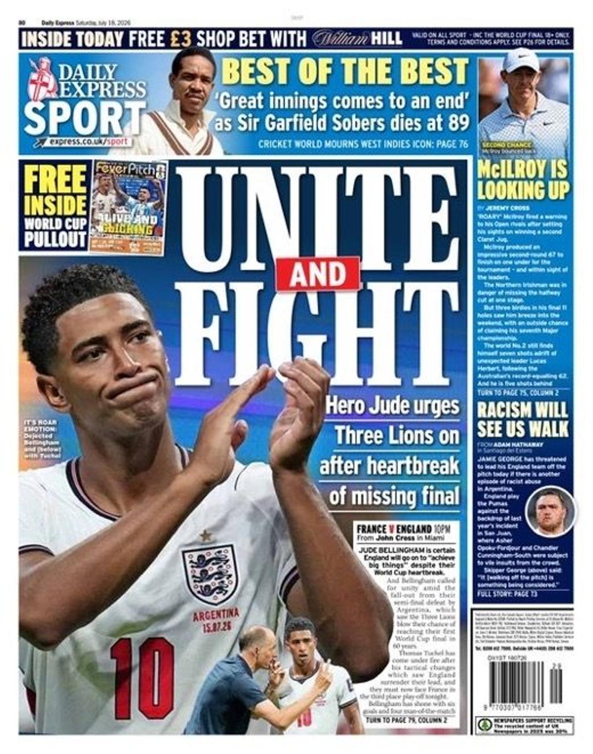 Las imágenes de las portadas de hoy