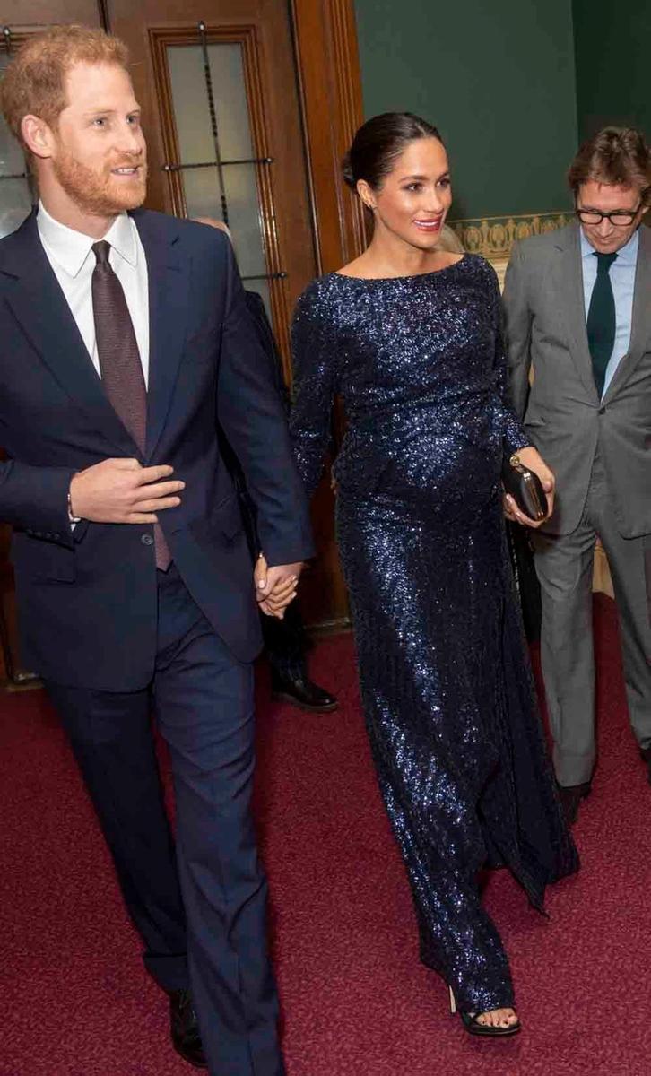El príncipe Harry y Meghan Markle en un acto en el Royal Albert Hall en 2018