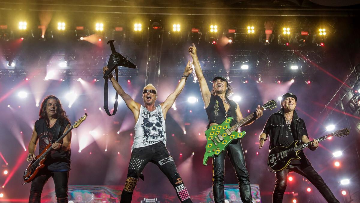 Los miembros de Scorpions.