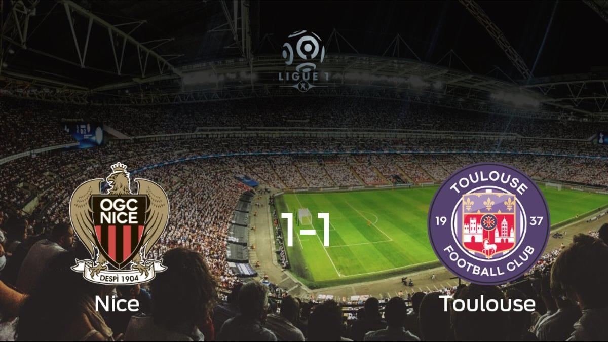 El Toulouse consigue al menos un punto en el estadio del Nice (1-1)