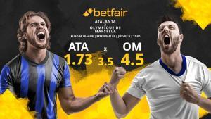 Atalanta BC vs. Olympique de Marsella: horario, TV, estadísticas, cuadro y pronósticos
