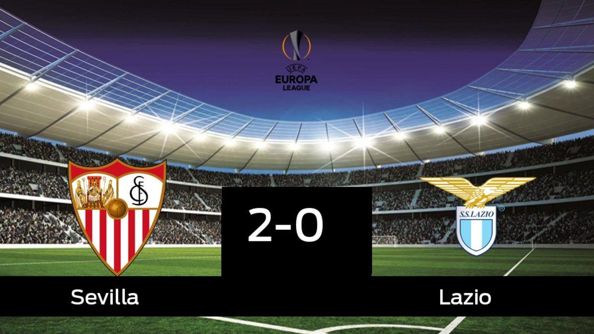 El Sevilla se clasifica para los octavos de final tras derrotar a la Lazio por 2-0