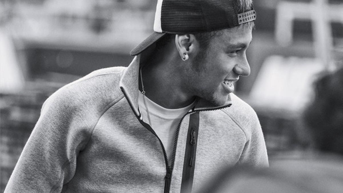 Neymar, en un anuncio de la marca deportiva Nike