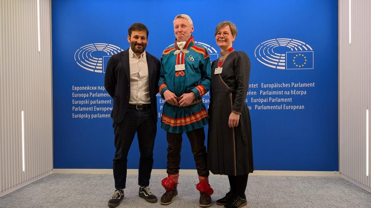 Marzà recibe a los sami en el Parlamento Europeo