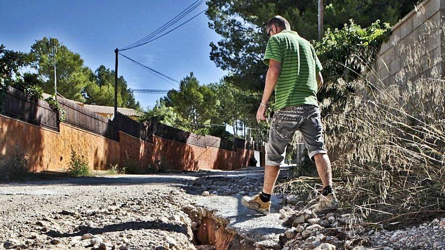 El Consell aprueba el plan que permitirá urbanizar las calles degradadas de Terol en Tibi