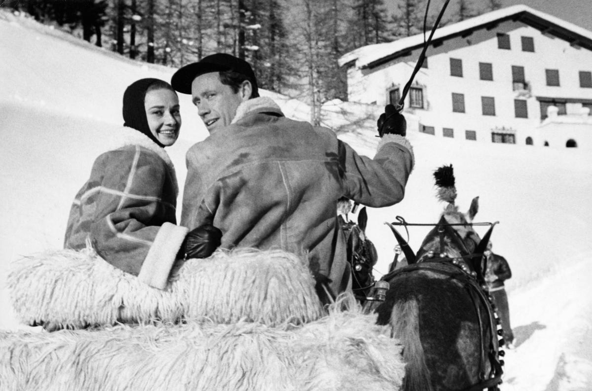 Con Mel, en Saint Moritz.