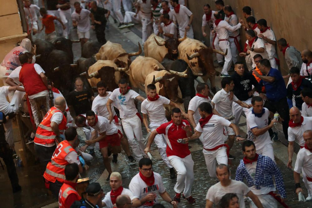 Segon encierro dels Sanfermines