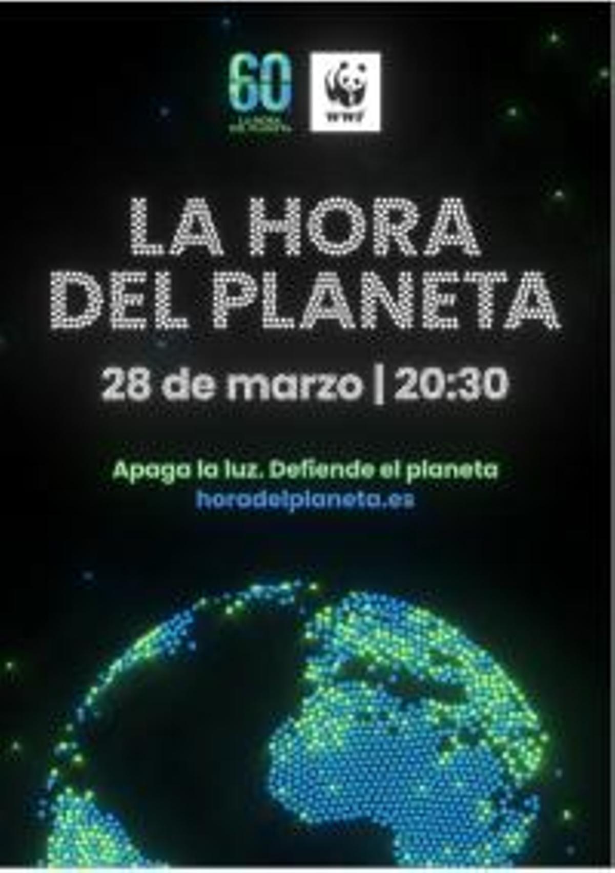 La Hora del Planeta 2026 invita a apagar las luces durante una hora para concienciar sobre el cambio climático