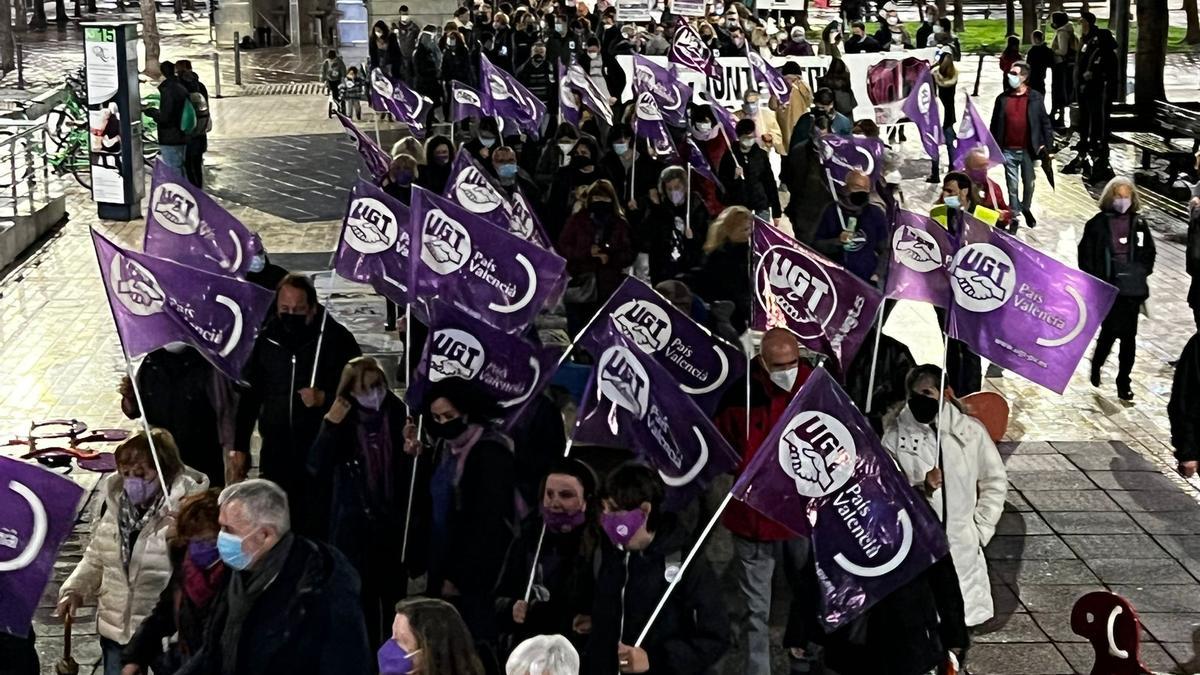 Manifestación en Castelló