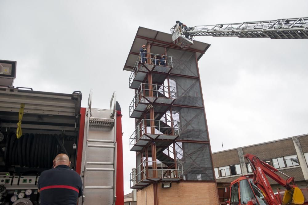 Nuevos bomberos de Oviedo