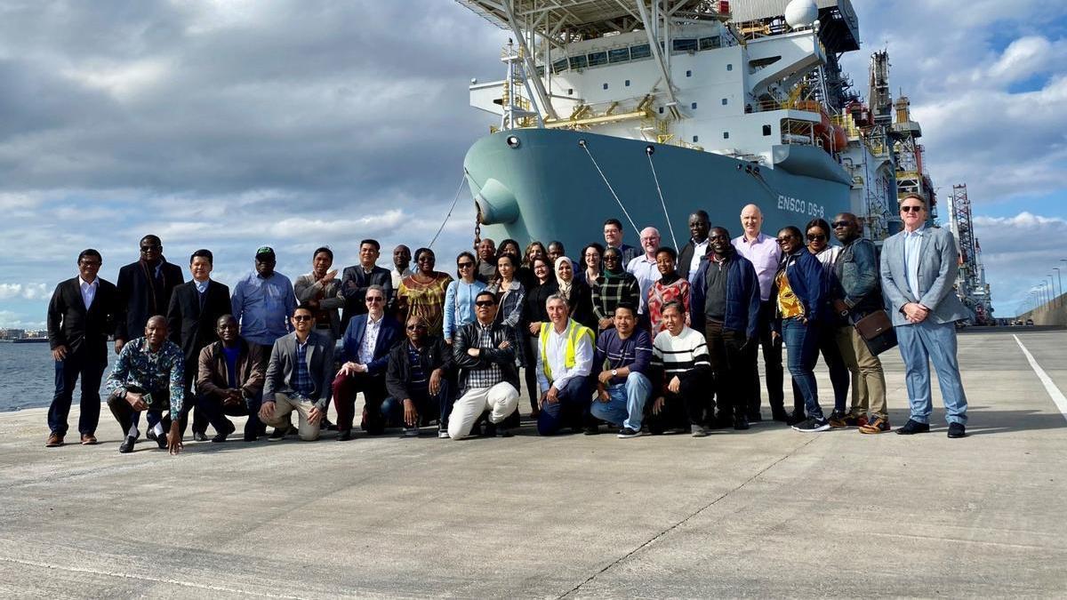 Participantes del curso de gestión portuaria celebrado en el Puerto de Las Palmas