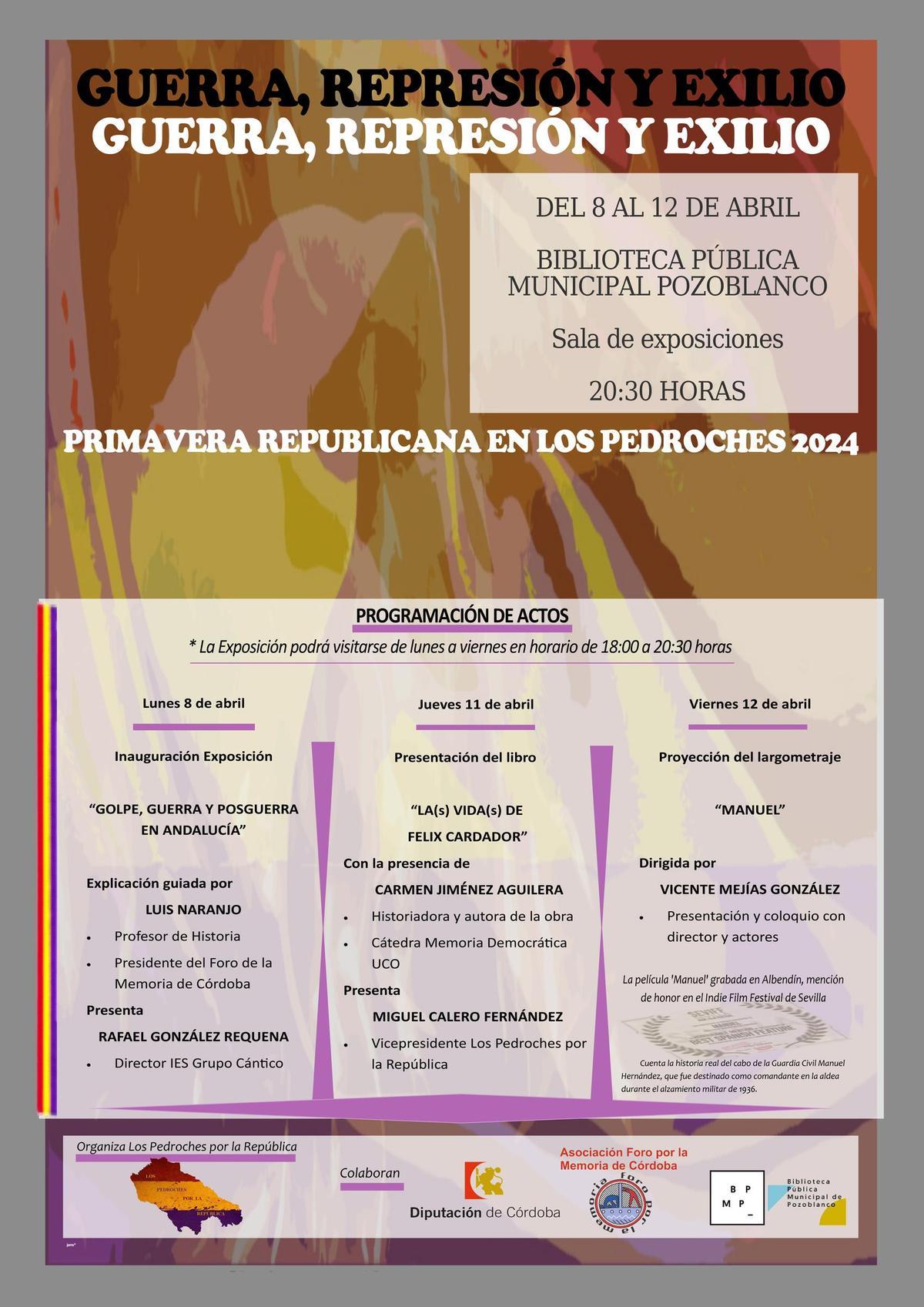 Llega una nueva edición de la Primavera Republicana en Los Pedroches.