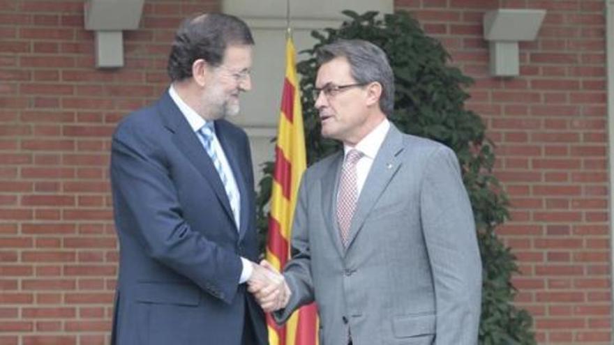 Artur Mas y Mariano Rajoy, en una de sus últimas reuniones.