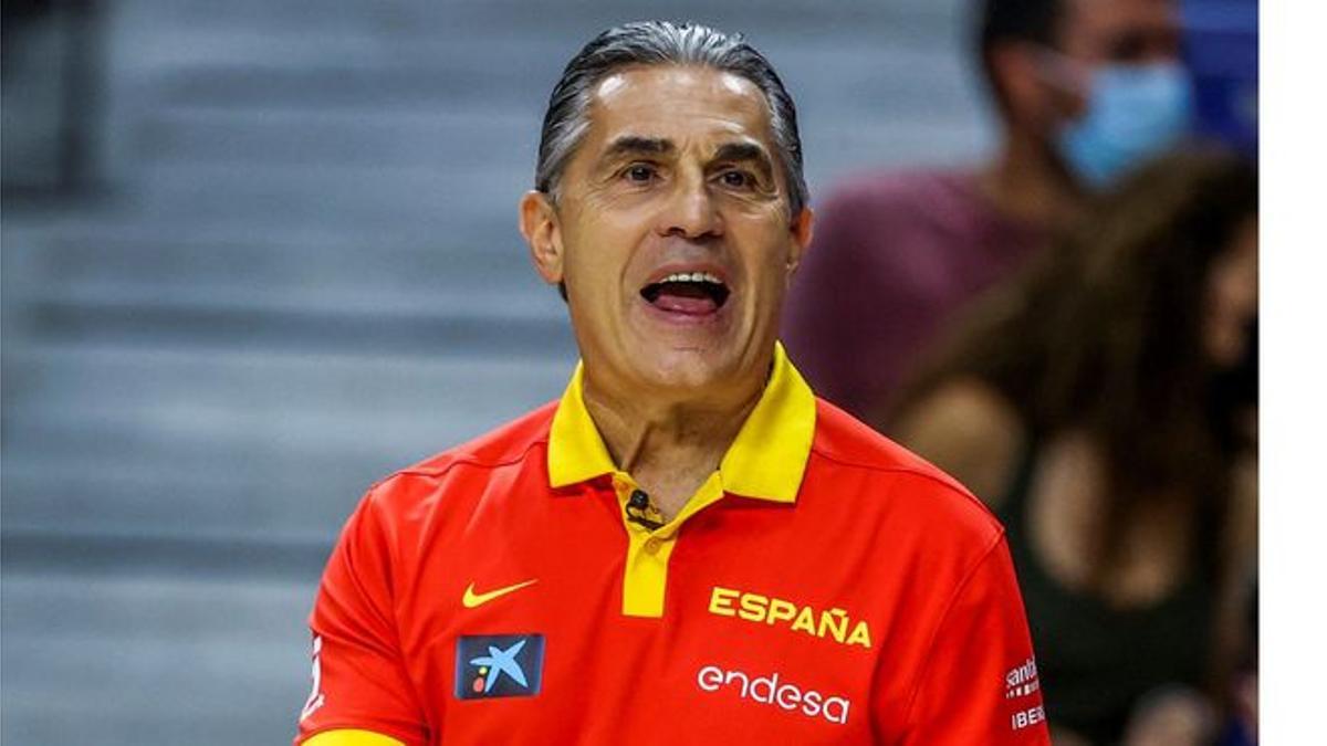 Sergio Scariolo, seleccionador nacional de España.