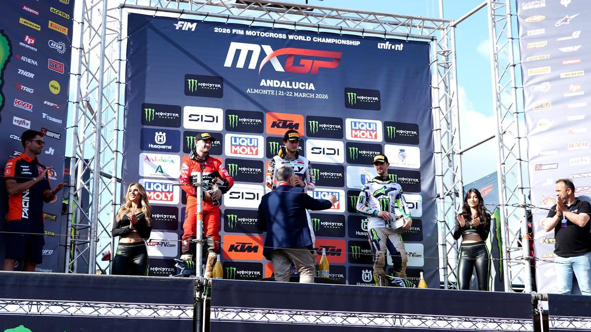 Podium de la prueba.