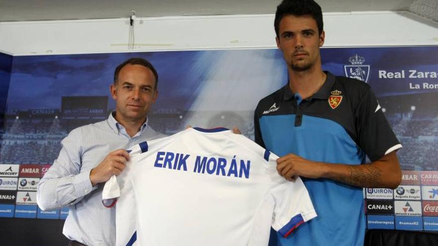 El Real Zaragoza hace oficial el fichaje de Erik Morán