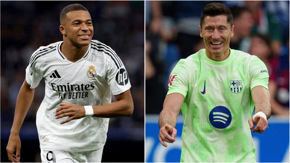 Mbappé y Lewandowski.