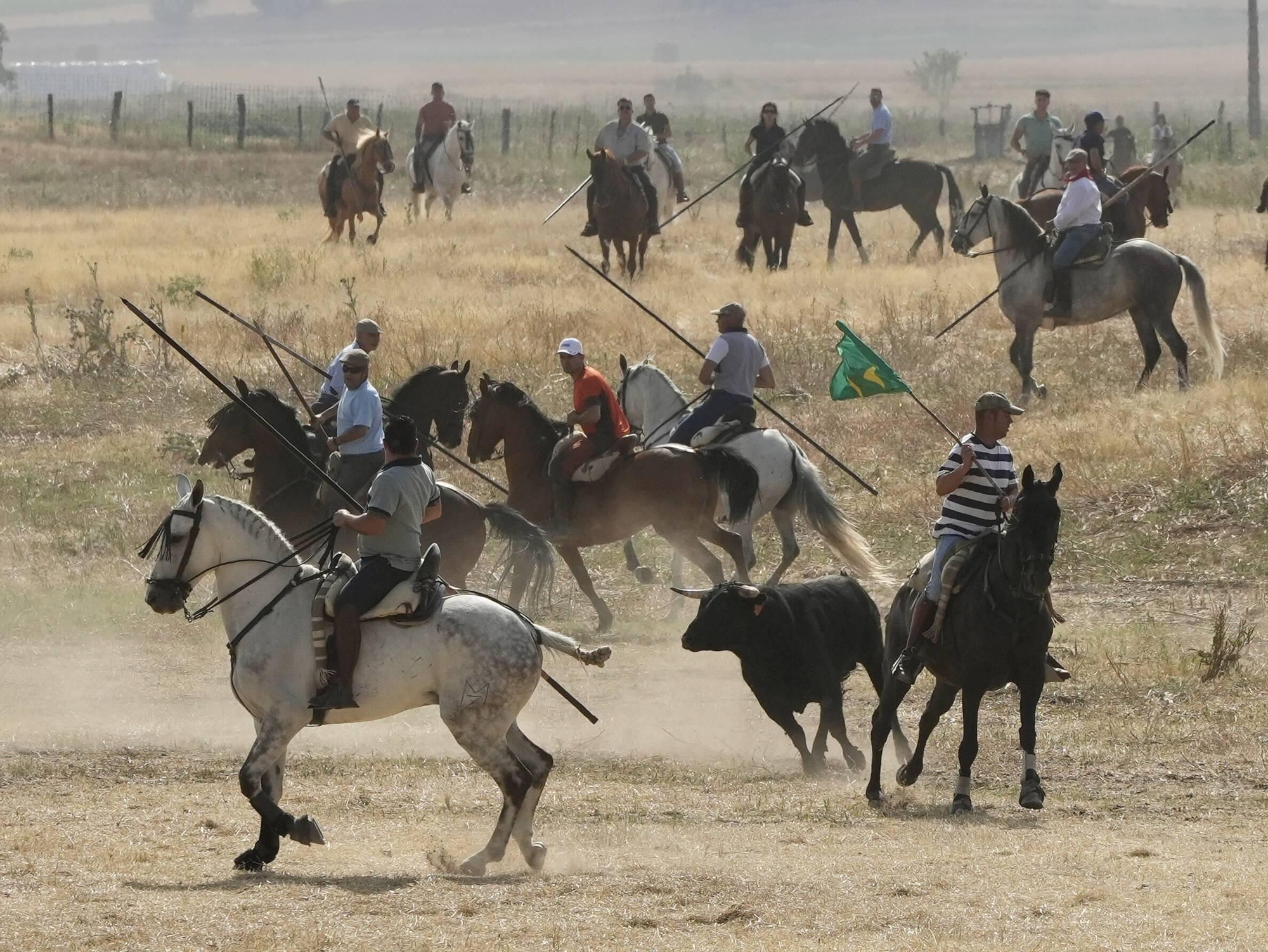 GALERÍA | Multitudinario encierro en la pradera de Guarrate
