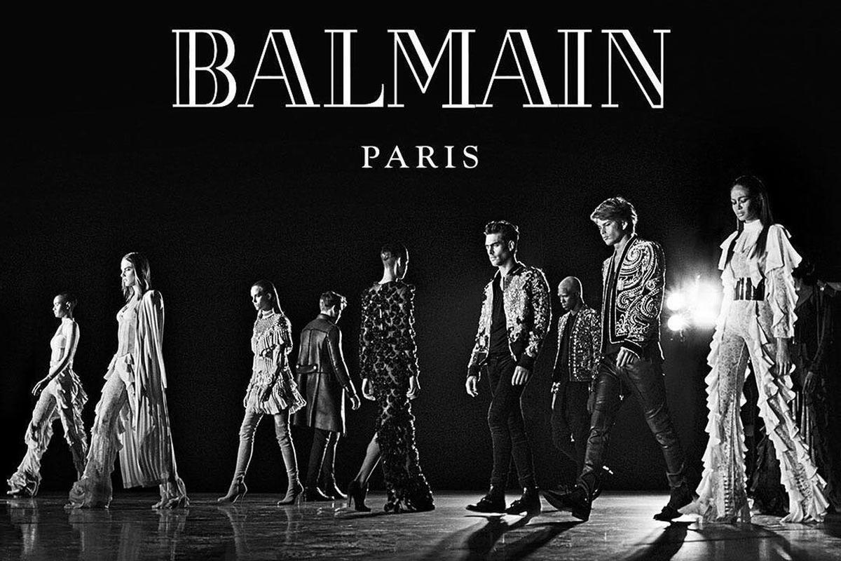 Imagen de la campaña de Balmain