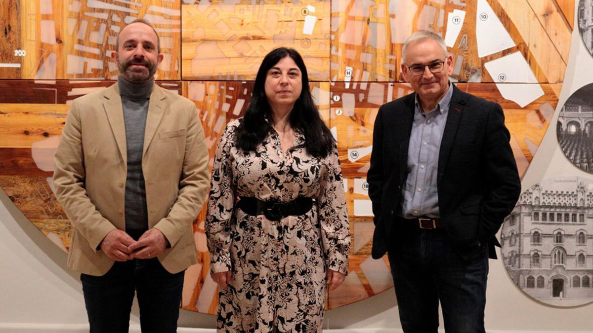 Inauguración de l&#039;exposición dedicada a &quot;La ciutat de València&quot; de Sanchis Guarner.