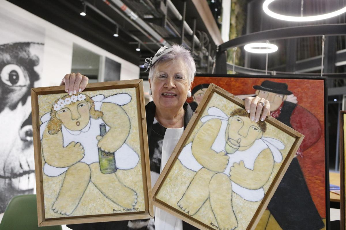 Künstlerin Halle Holze.