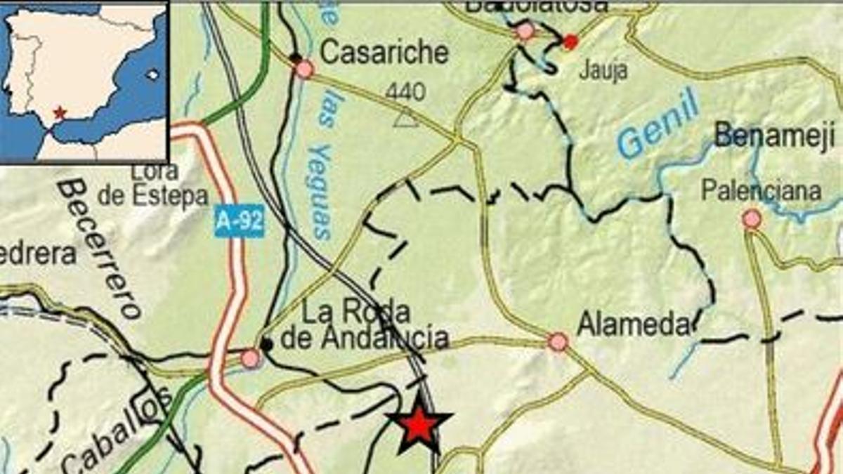 Un terremoto ha sacudido este martes la localidad de Fuente de Piedra.