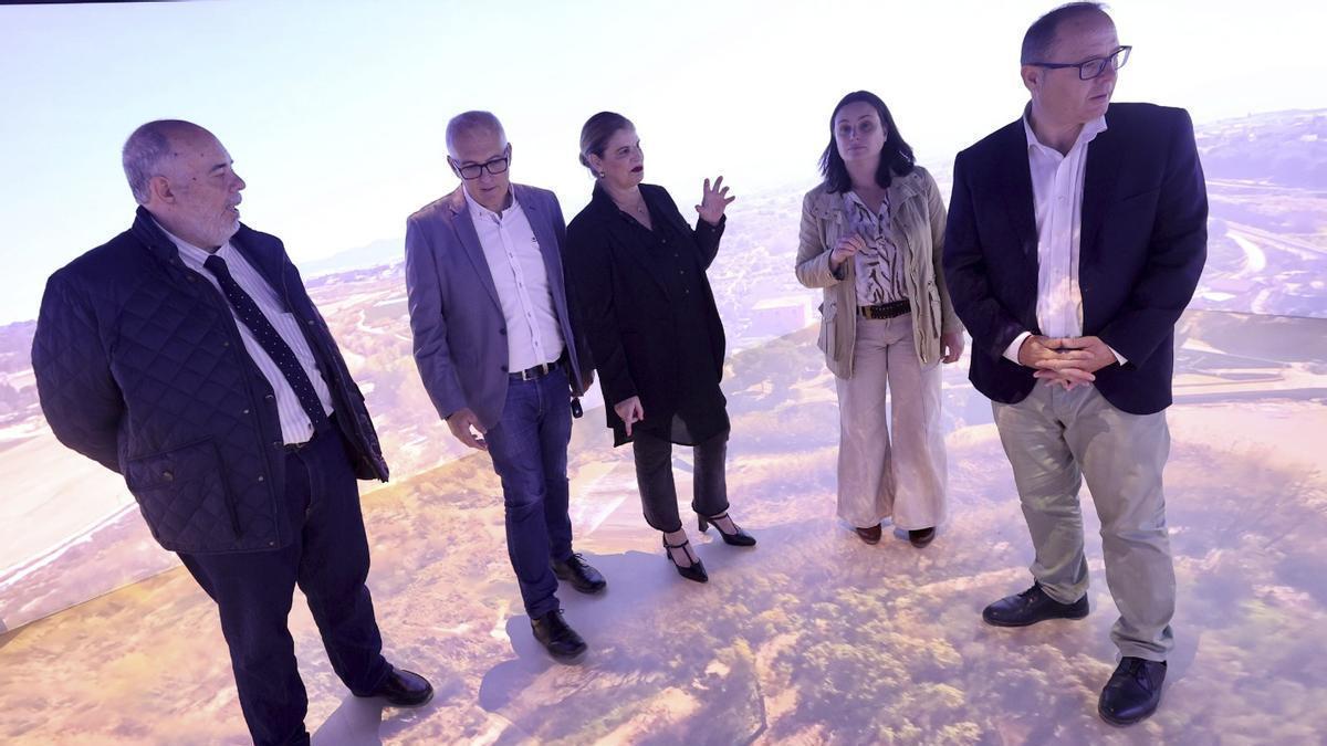 Prueba piloto de la sala inmersiva del Museo de la Huerta de Alcantarilla