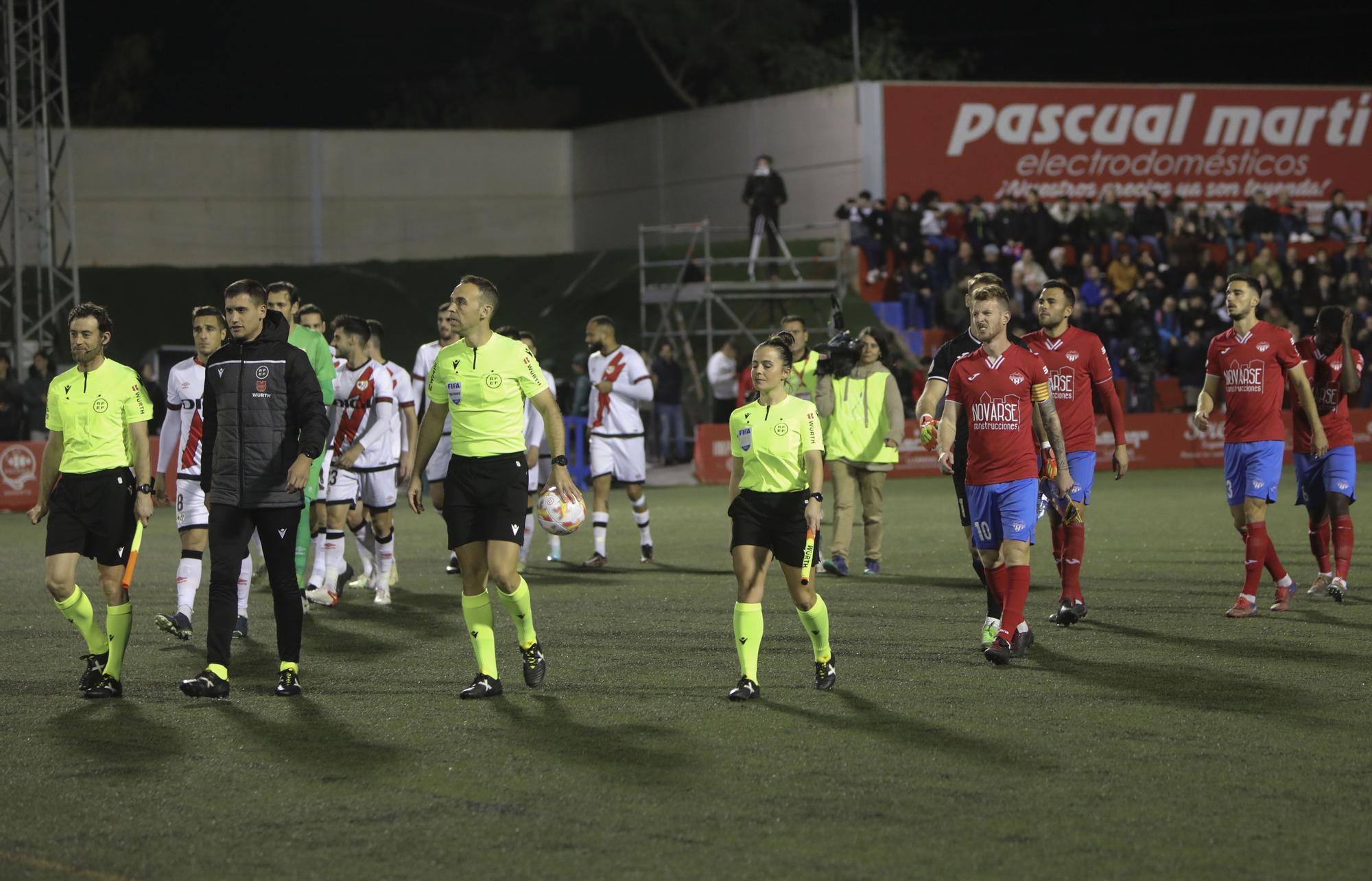 Las mejores fotos del Atlético Saguntino - Rayo Vallecano de Copa del Rey