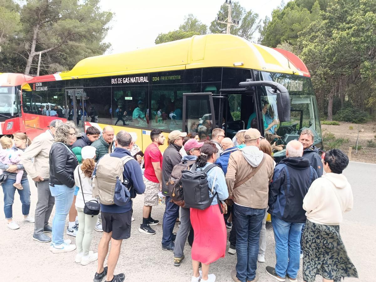 Las imágenes del primer día de restricciones en Formentor