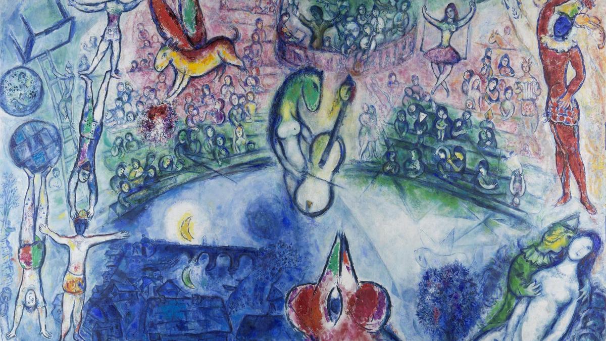 'Commedia dell’arte' (1959), de Marc Chagall.
