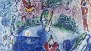 Commedia dell’arte (1959), de Marc Chagall.