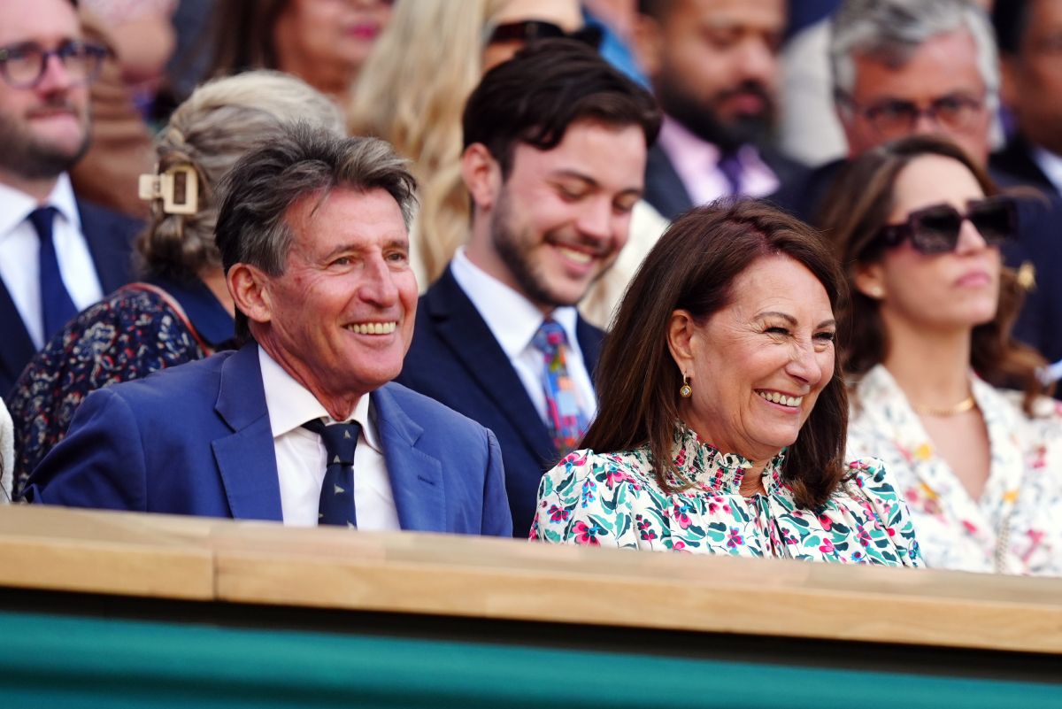 Los padres de Kate Middleton en Wimbledon