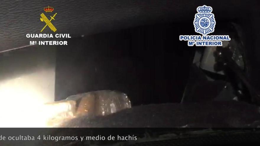 Desarticulada una banda de narcotraficantes en Novelda que transportaba droga desde Algeciras por carretera