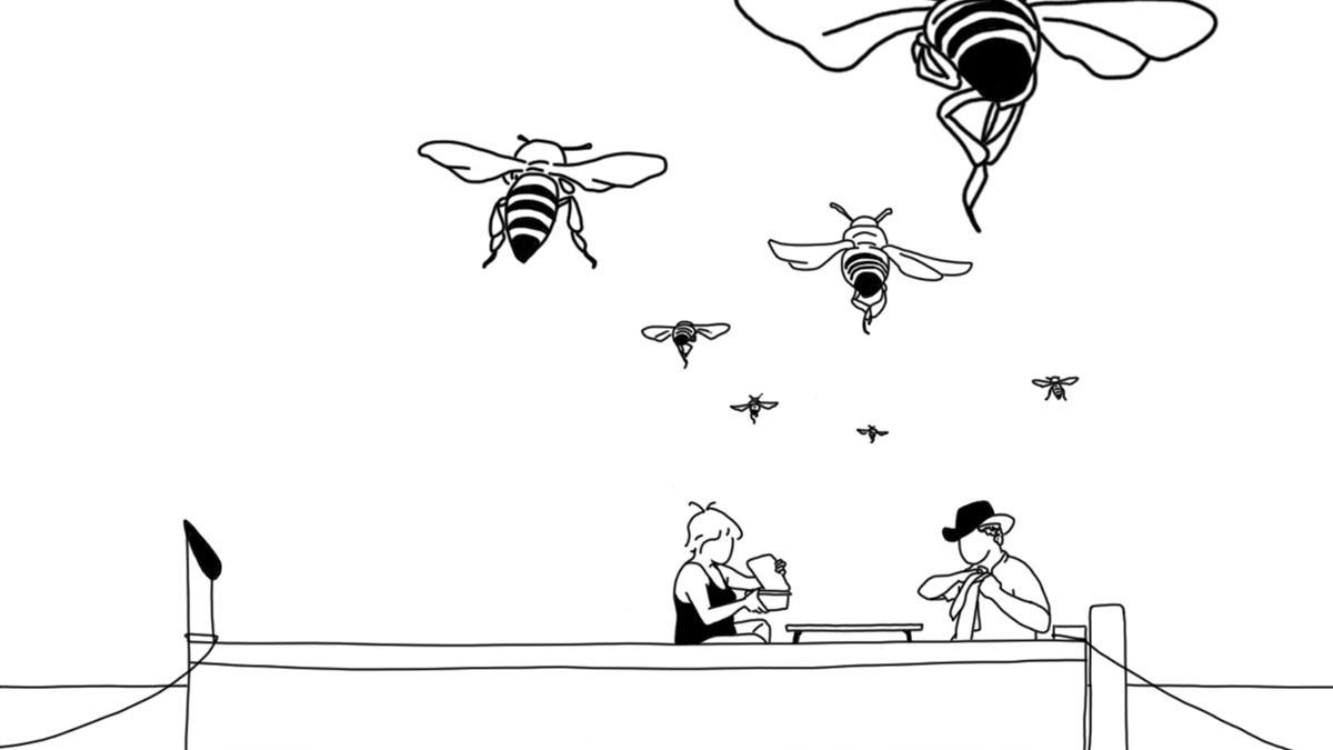 Fragment d'una de les històries creades per la parella.