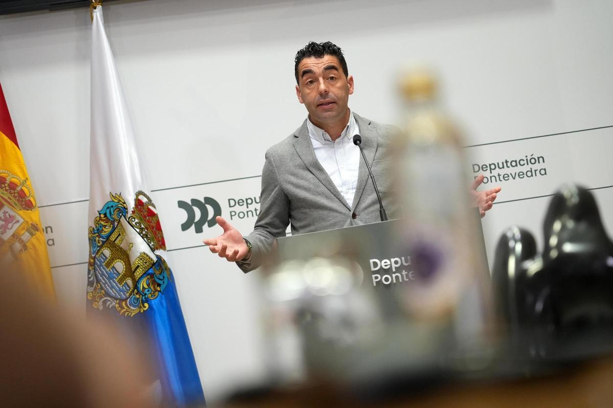 El presidente de la Diputación de Pontevedra, Luis López.