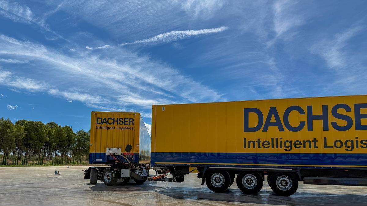 Pruebas de maniobrabilidad de un duotrailer con ADoS