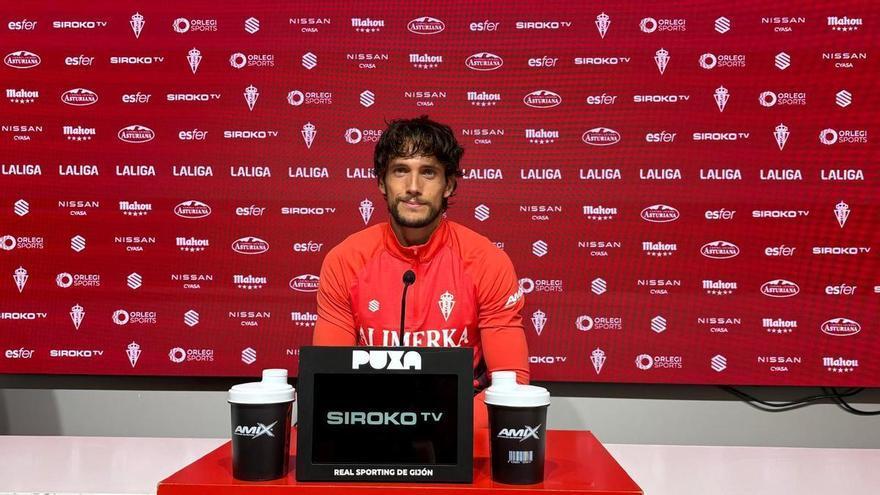 Corredera asume el tropiezo del Sporting, con un partido "muy pobre", y mira ya al Burgos: "Se verá otra cara"