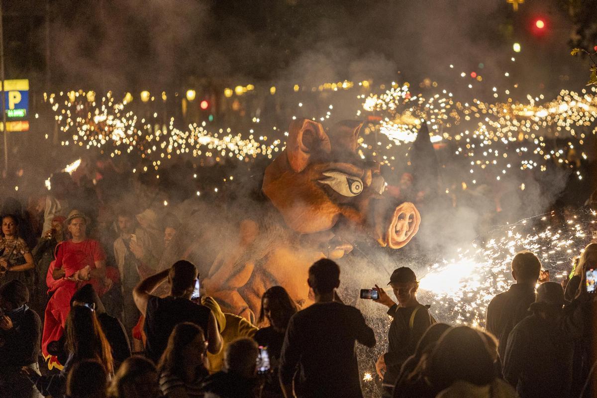 El correfoc de la Mercè, en imágenes