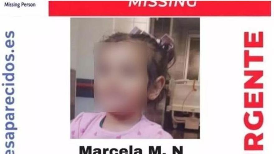Localizada Marcela, la niña de 2 años desaparecida en Murcia cuyo padre denunció su secuestro