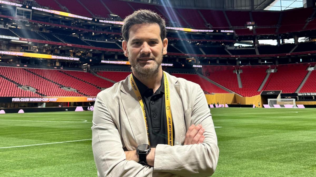 Quim Domènech, en un estadio del Mundial-2026.