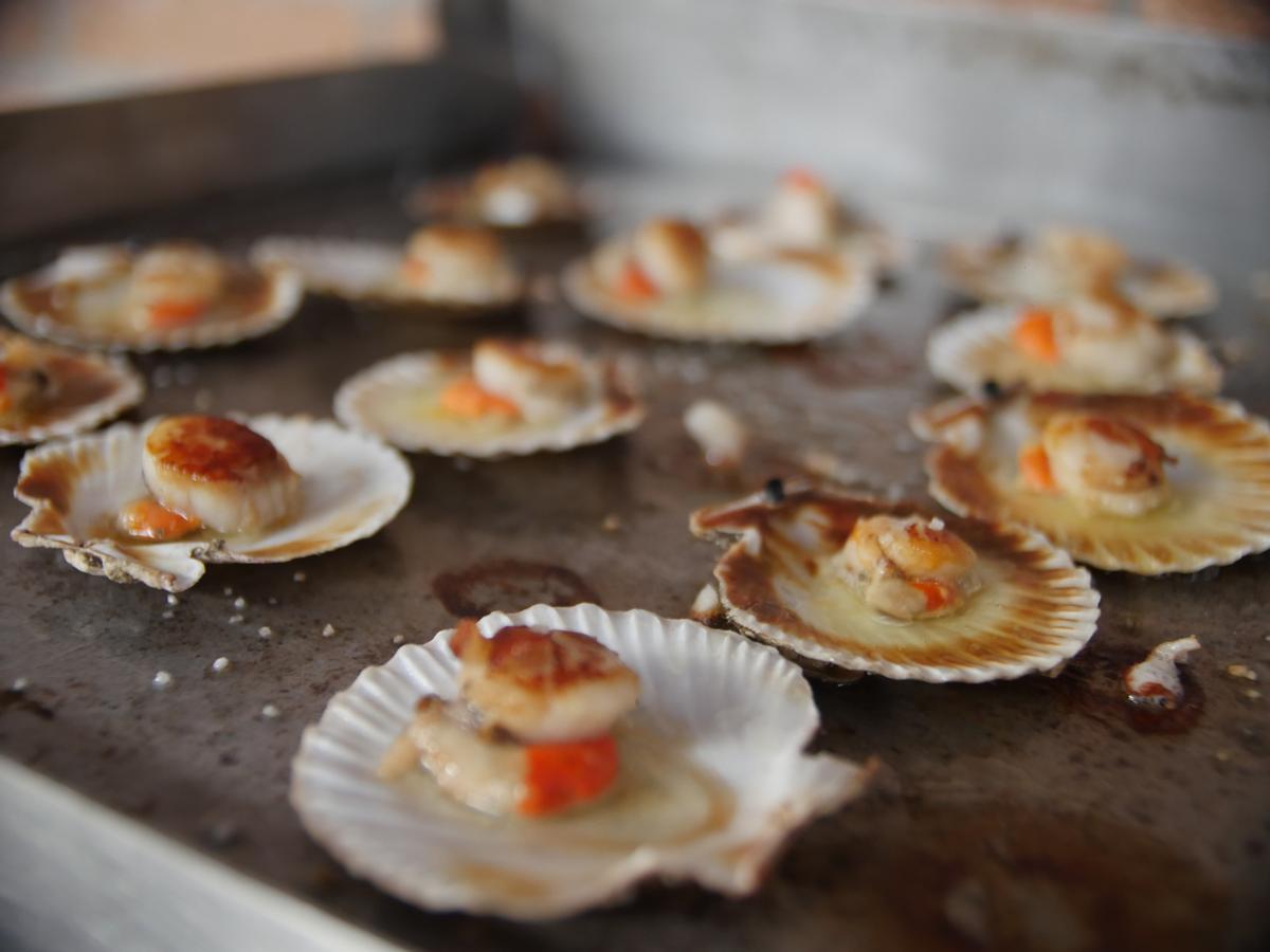 Las volandeiras a la plancha.