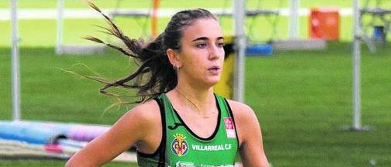 Daniela García, en el Campeonato de España al aire libre en octubre pasado.