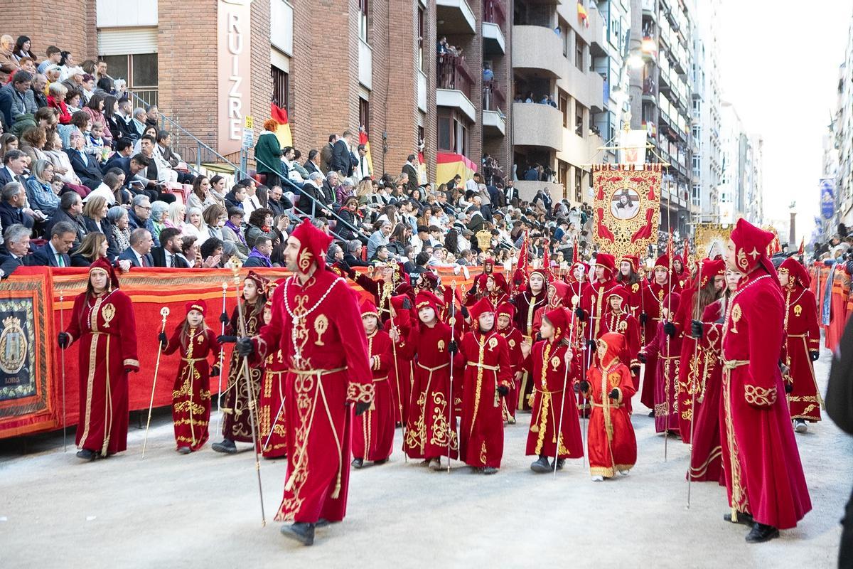 La procesión del Viernes Santo de Lorca, en imágenes
