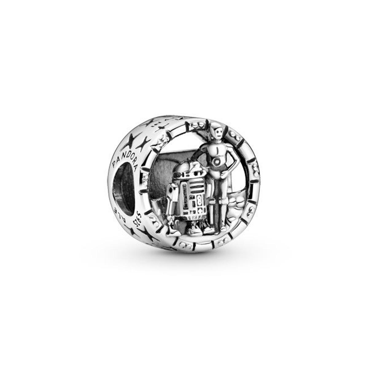 'Charm' en filigrana en plata de ley de C-3PO™ y R2-D2™