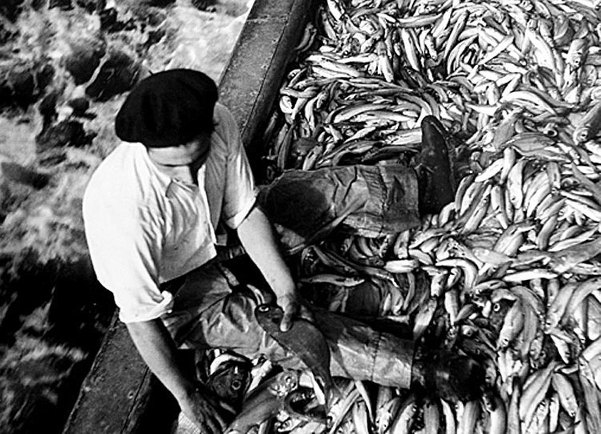 Fotografía da serie 'Mariñeiros' (ca. 1936) de José Suárez